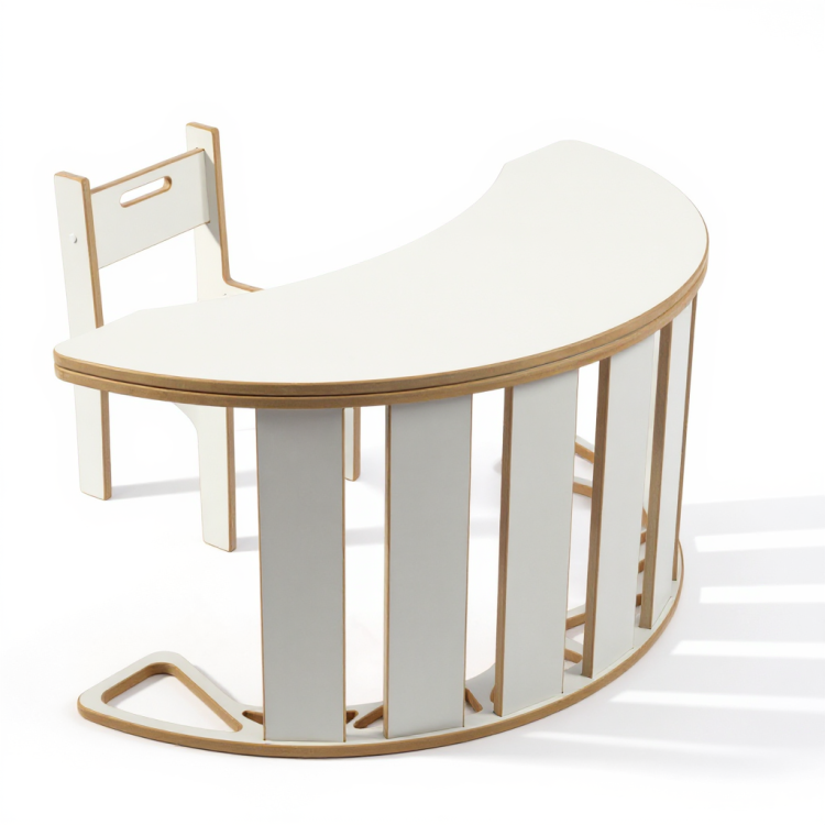 drewniany-bujak-krzesło