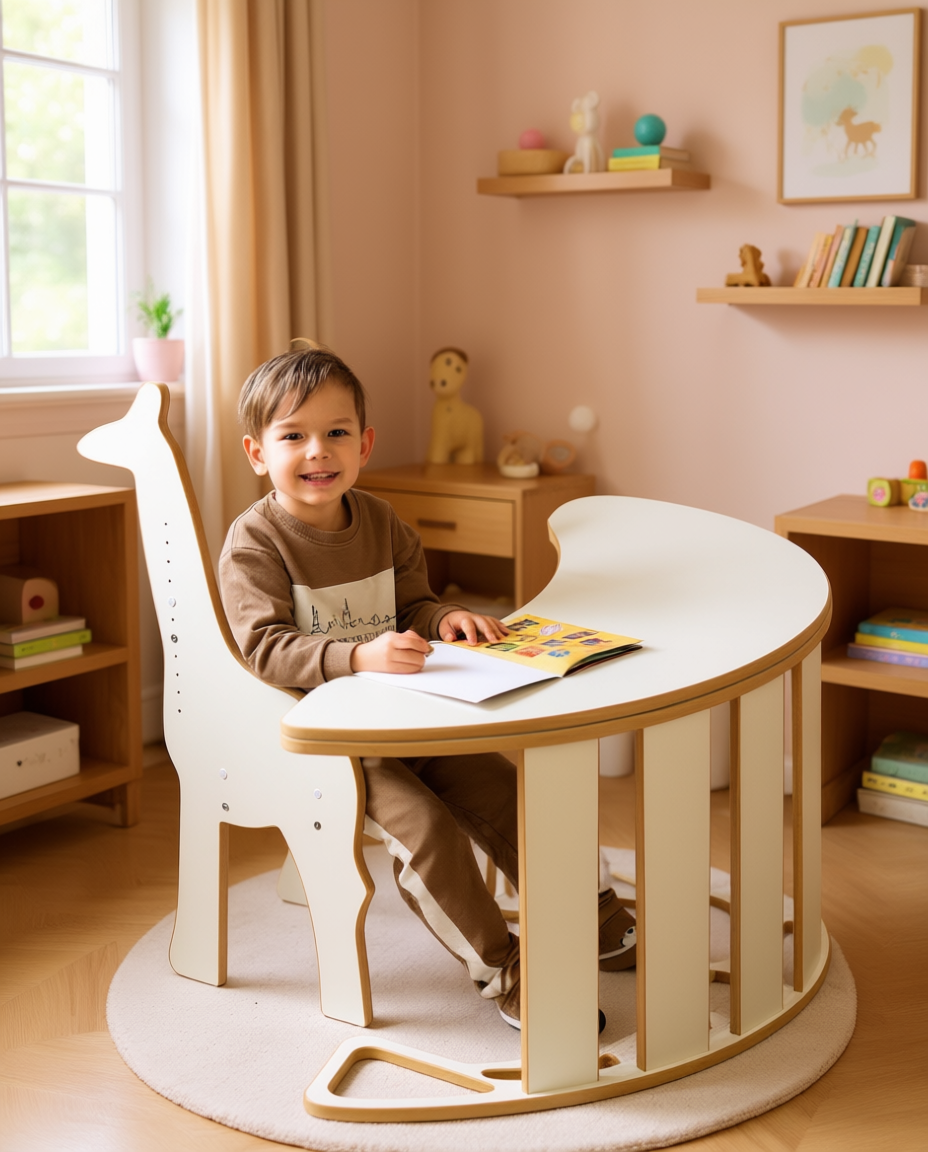 Drewniane bujaki Montessori