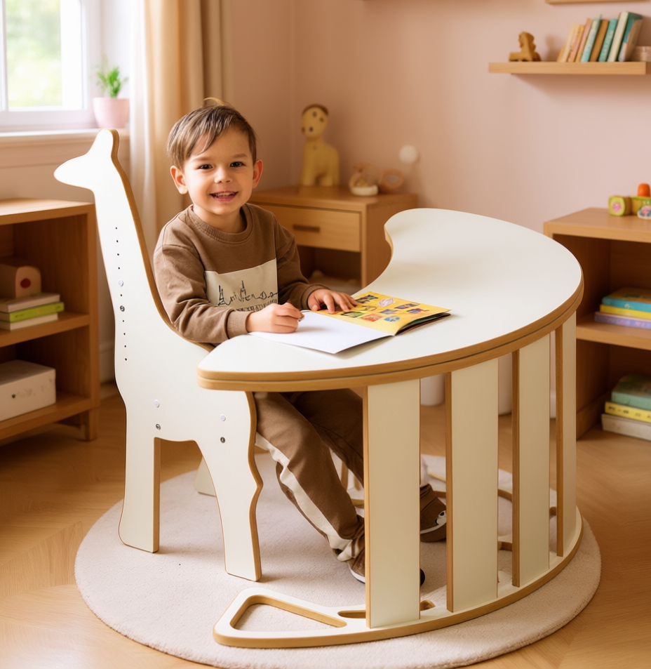 Bujak drewniany z poduszką BabyCraft – zabawka Montessori dla dzieci